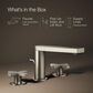 Kohler Composed Widespread Bathroom Sink Faucet with Cross handles in Vibrant Brushed Nickel, , large