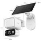 TP-Link Solar Powered Floodlight Pan Tilt Security Camera Kit in White, , large