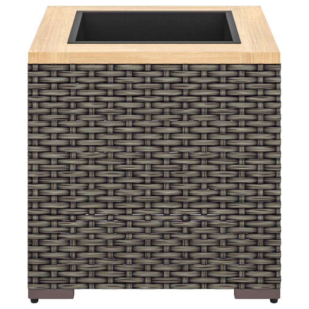 Homestyles Boca Raton Patio Planter in Brown and Gray, , large