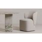 Moe"s Home Collection Larson Rolling Side Chair in Heather Grey, , large