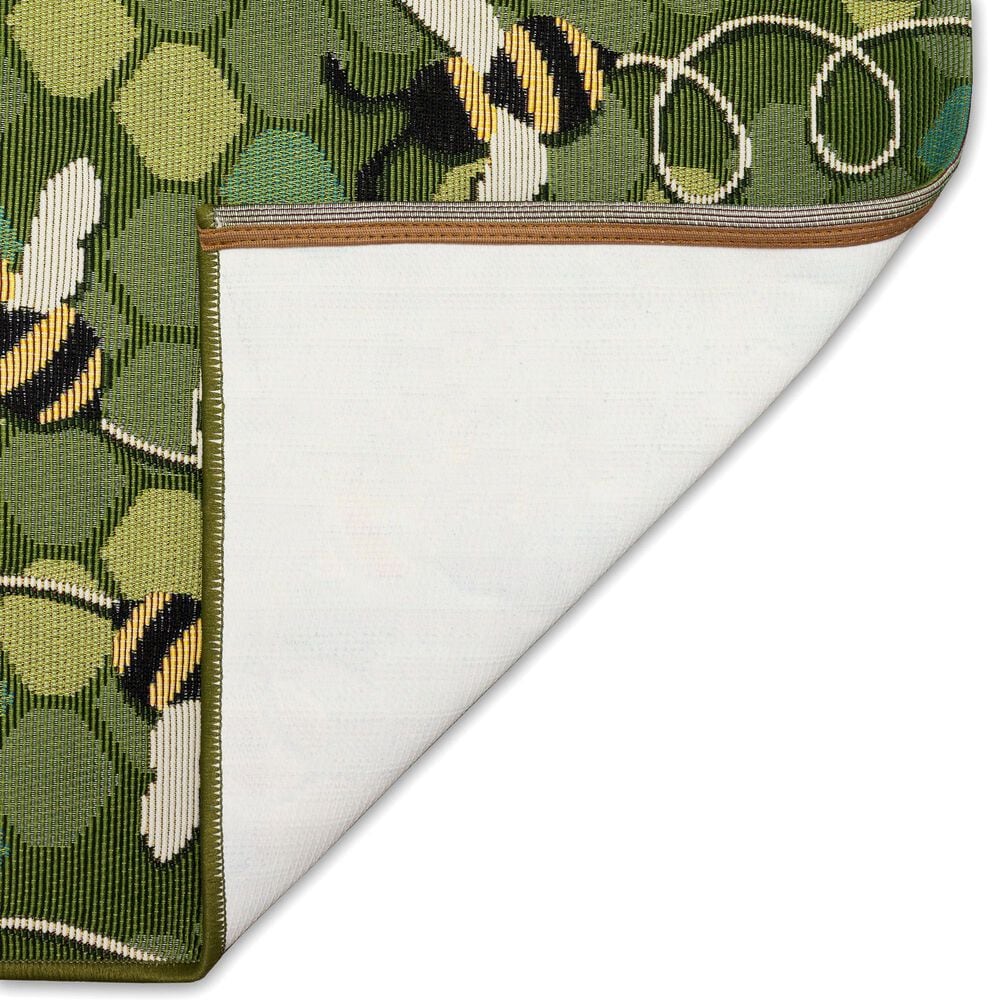 Trans-Ocean Import Liora Manne Esencia Bee Green 2&#39; x 2&#39;10&quot; Indoor/Outdoor Area Rug, , large