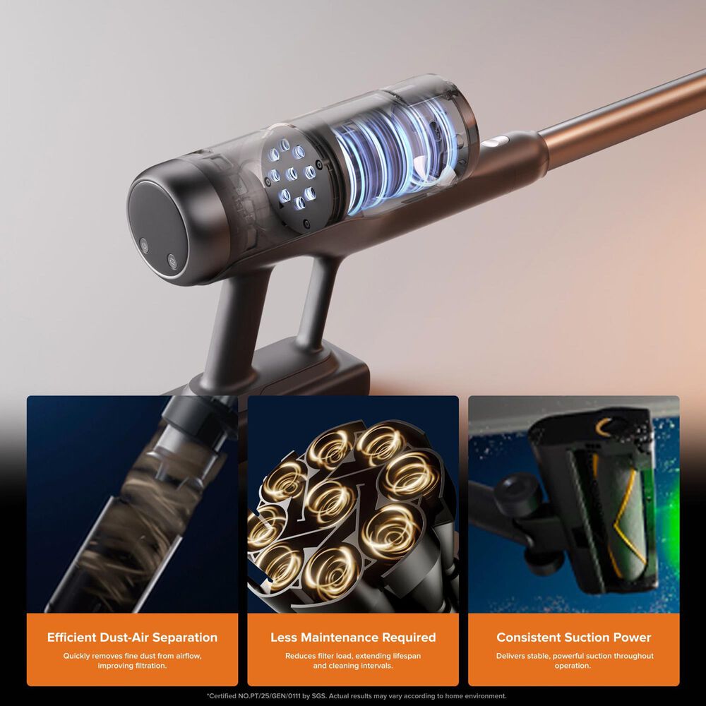 Roborock H60 Hub Ultra Cordless Stick Vacuum Cleaner in Black, , large