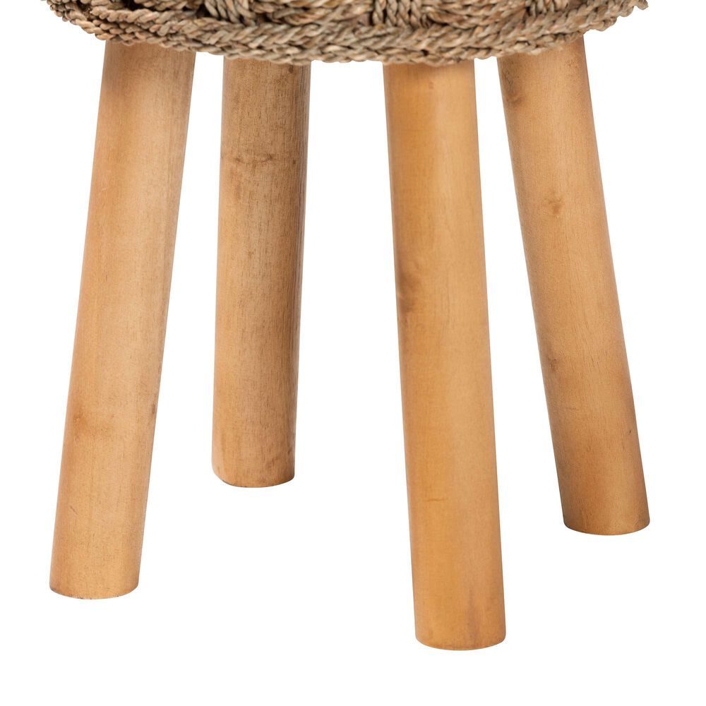 Baxton Studio Denver Stool in Light Brown, , large