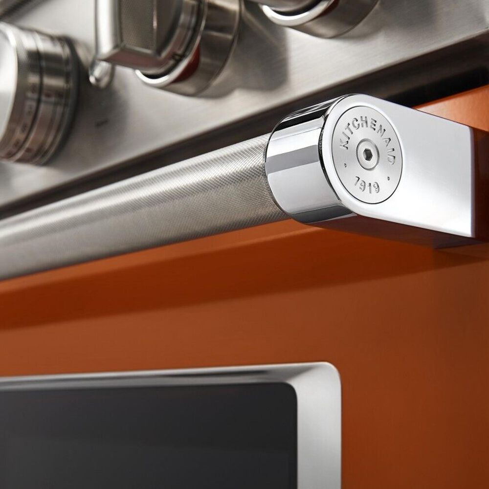 KitchenAid 36&quot; Slide-In Gas True Convection Range with Self-Cleaning in Scorched Orange, , large