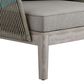 Hearth and Haven Carmel Outdoor Conversation Chair with Cushion in Sand Drift, , large