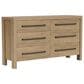 Shannon Hills Davie 4-Piece King Upholstered Bedroom Set in Pale Oak, , large