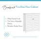 RiverRidge Home Brookfield 2-Door Floor Cabinet in White, , large