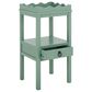 Safavieh Darlyn One Drawer Accent Table in Sage Green, , large