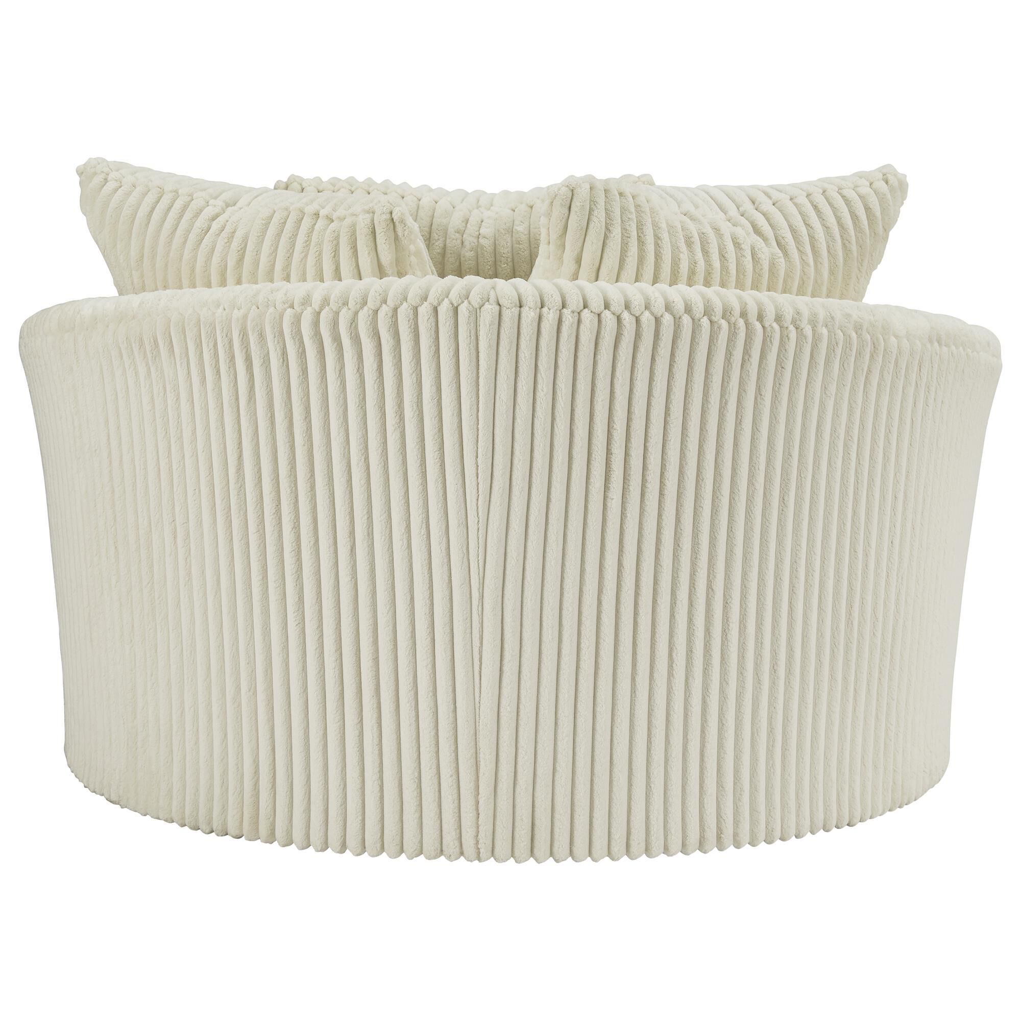 Signature Design by Ashley Lindyn Oversized Swivel Accent Chair in