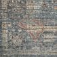 Magnolia Home Millie 9"6" Round Denim and Multicolor Area Rug, , large