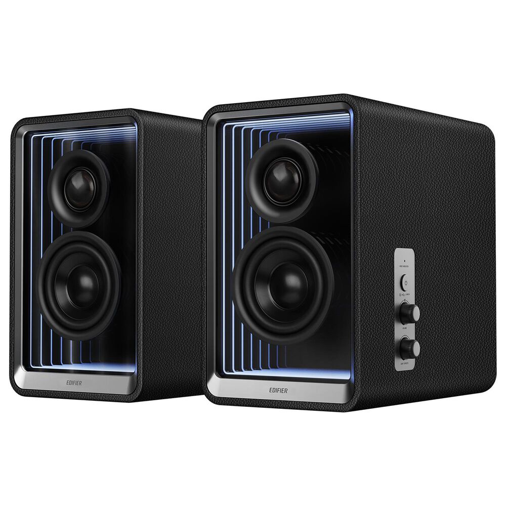 Edifier QR65 2.0 Hi-Res Audio Wireless Active Monitor Speakers Pair in Black, , large