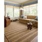 Chris Loves Julia x Loloi Judy 5" x 7"6" Natural and Chocolate Area Rug, , large