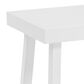 Linon Home Decor Holland Aluminum Side Table in White, , large