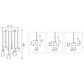 Zuo Modern Hale Ceiling Lamp in Clear, , large