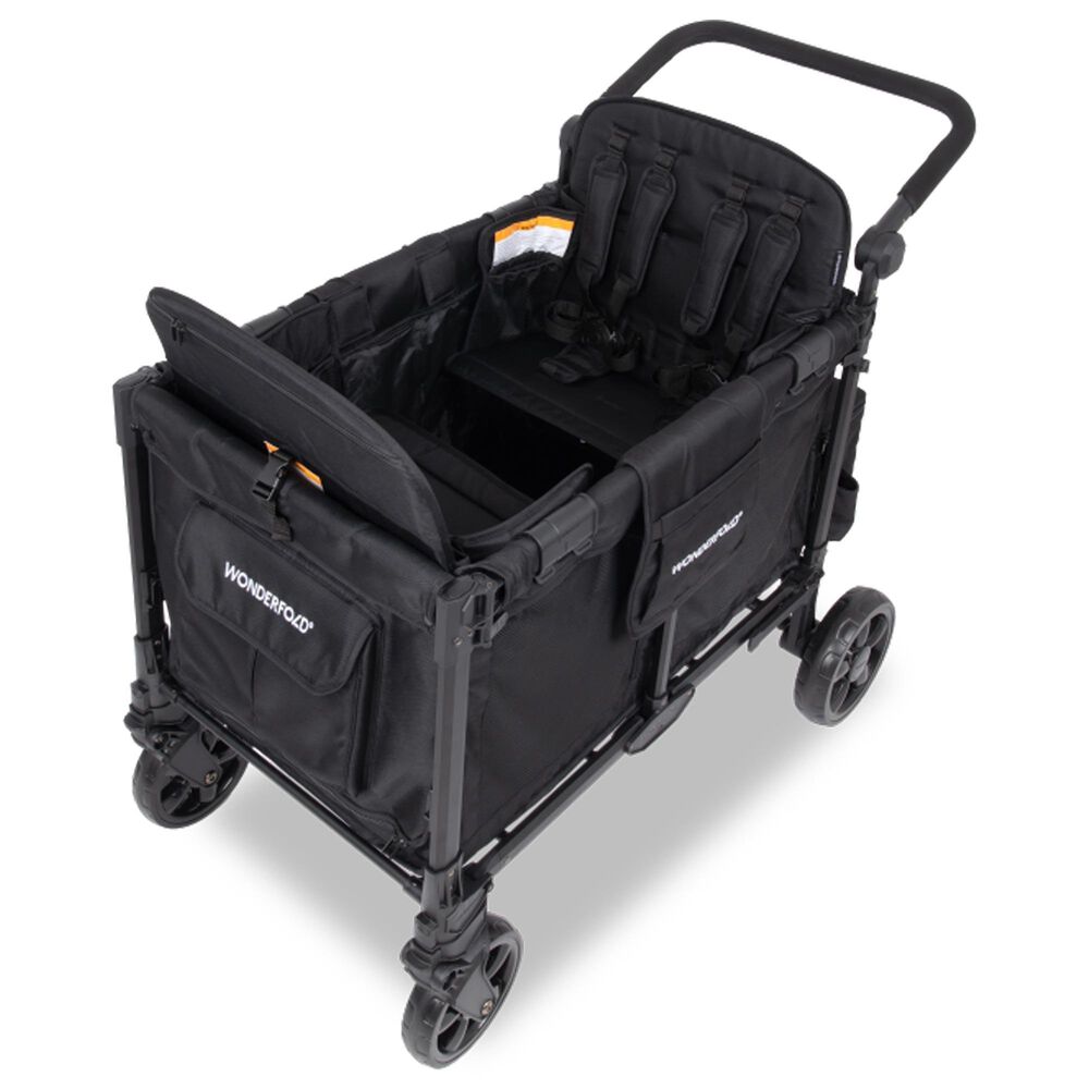 Wonderfold Elite Pro 4-Seater Stroller Wagon in Jet Black, , large