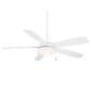 Minka-Aire Lun Aire 54" Ceiling Fan with LED Light in White, , large