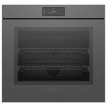Fisher & Paykel 4.9 Cu. Ft. Single Wall Oven with Steam Assist in Gray, , large
