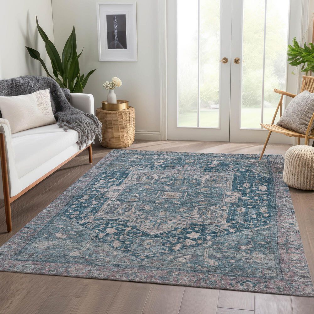 Dalyn Rug Company Solace SL14 9&#39; x 12&#39; Blue Area Rug, , large