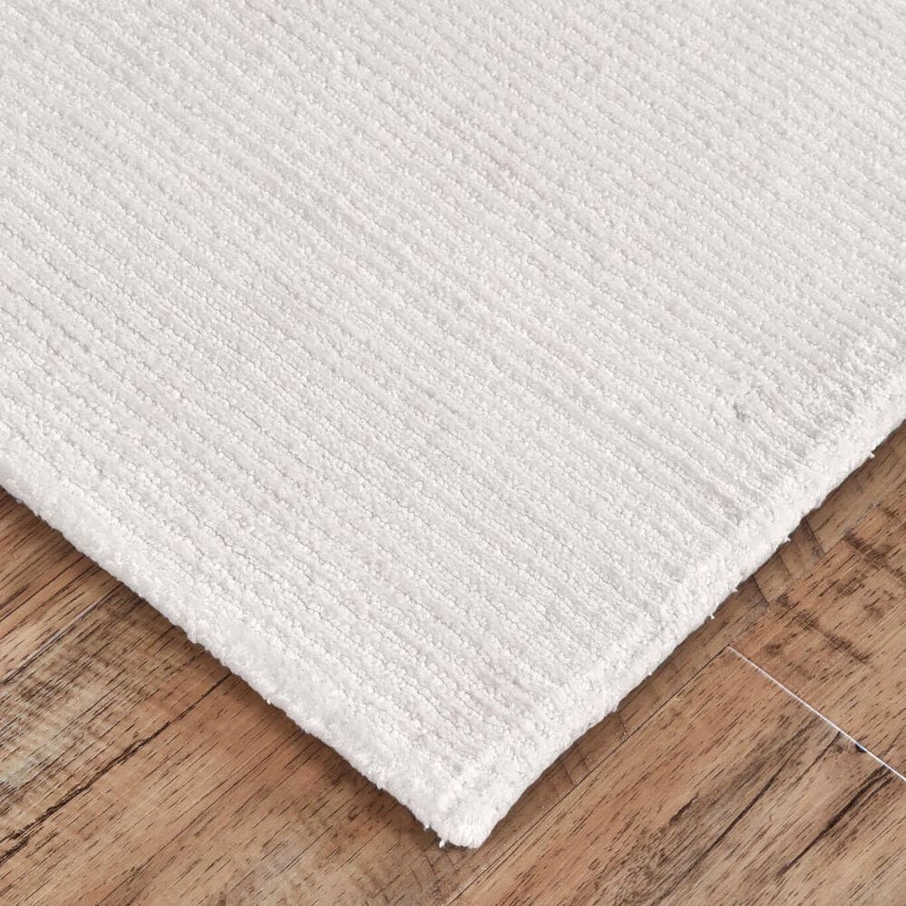 Feizy Batisse 5&#39; x 8&#39; White Area Rug, , large