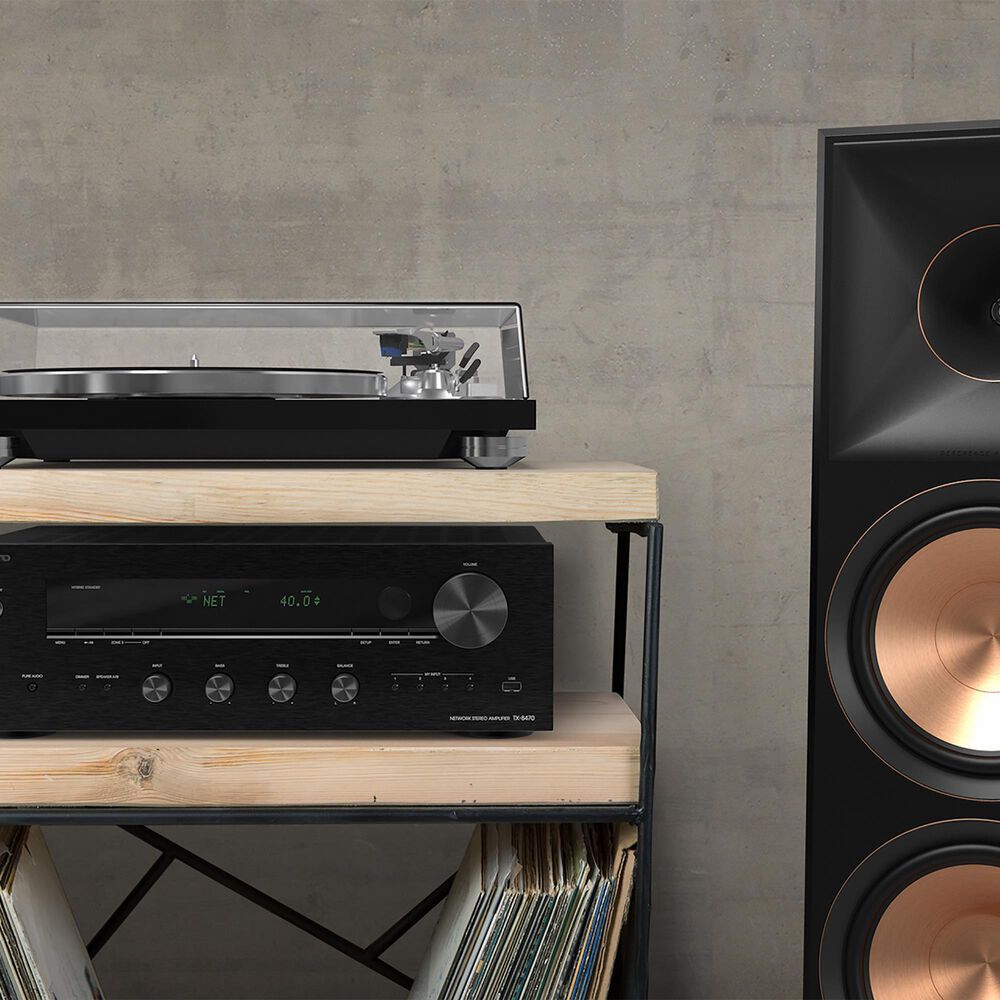 Onkyo TX-8470 Hi-Fi Network Stereo Receiver in Black, , large