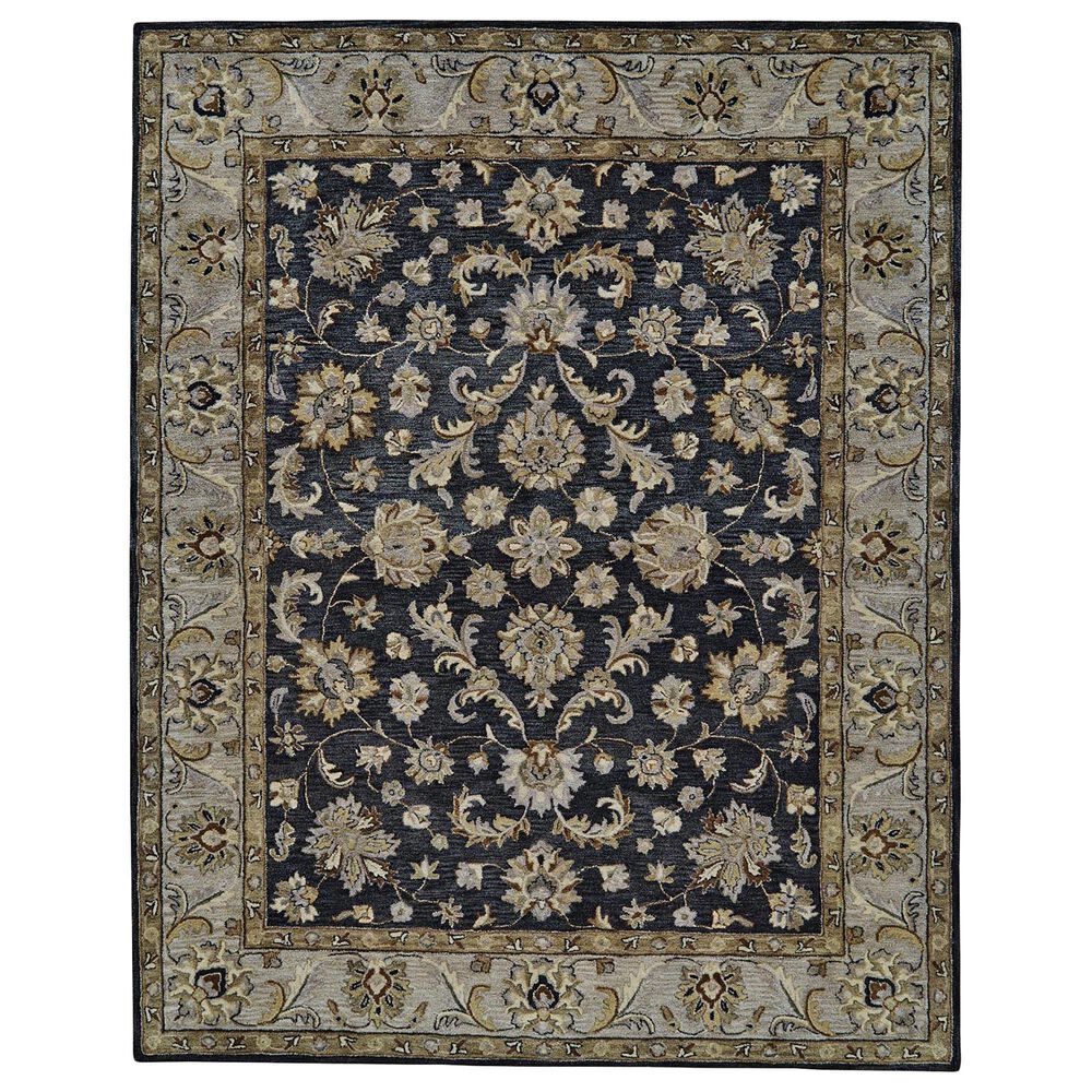 Feizy Eaton 8" x 11" Charcoal Area Rug, , large