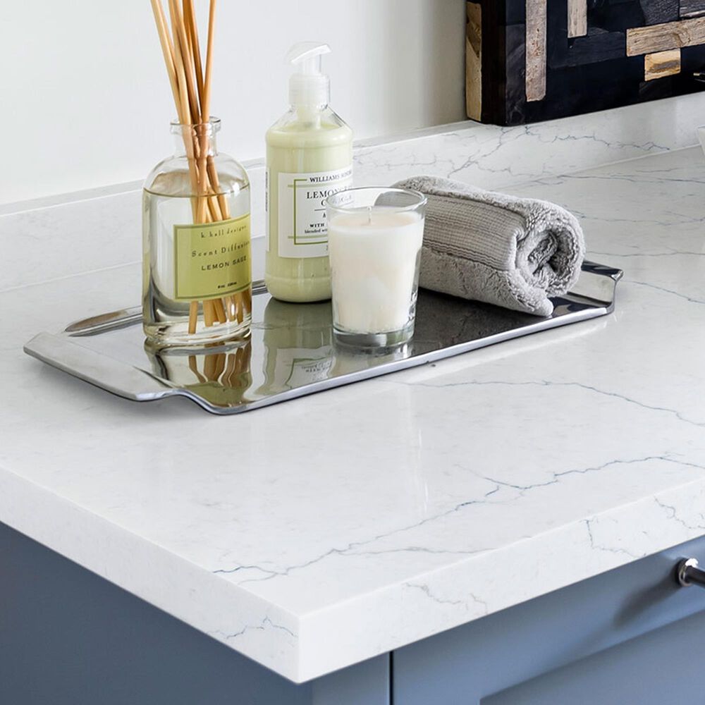 NFM Custom Countertops Calacatta Miraggio Cielo 3cm Quartz Countertop, , large