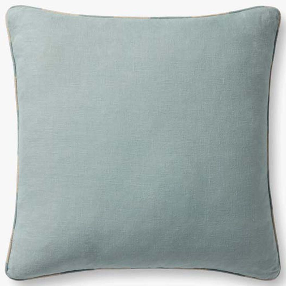 Loloi 18" Square Throw Pillow in Light Blue, , large