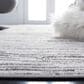 Safavieh Orchard Striped 6"7" Square Grey and Light Grey Area Rug, , large
