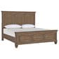 New Heritage Mariana 5 Piece King Bedroom Set in Vintage Mocha with Panel Bed, Dresser, Mirror, Nightstand and Chest, , large