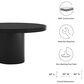 Modway Gratify 60" Round Dining Table in Black - Table Only, , large