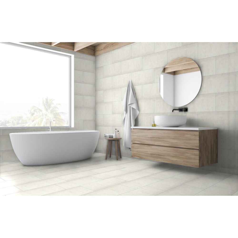 Emser Sterlina Silver 12&quot; x 24&quot; Polished Porcelain Tile, , large
