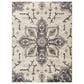 Amer Rugs Jordan 2"7" x 10" Ivory and Blue Runner, , large