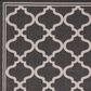 Safavieh Bermuda 8" x 10" Charcoal and Ivory Indoor/Outdoor Area Performance Rug, , large