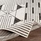 Surya Pisa 5" x 7" Black, Gray and Ivory Area Rug, , large