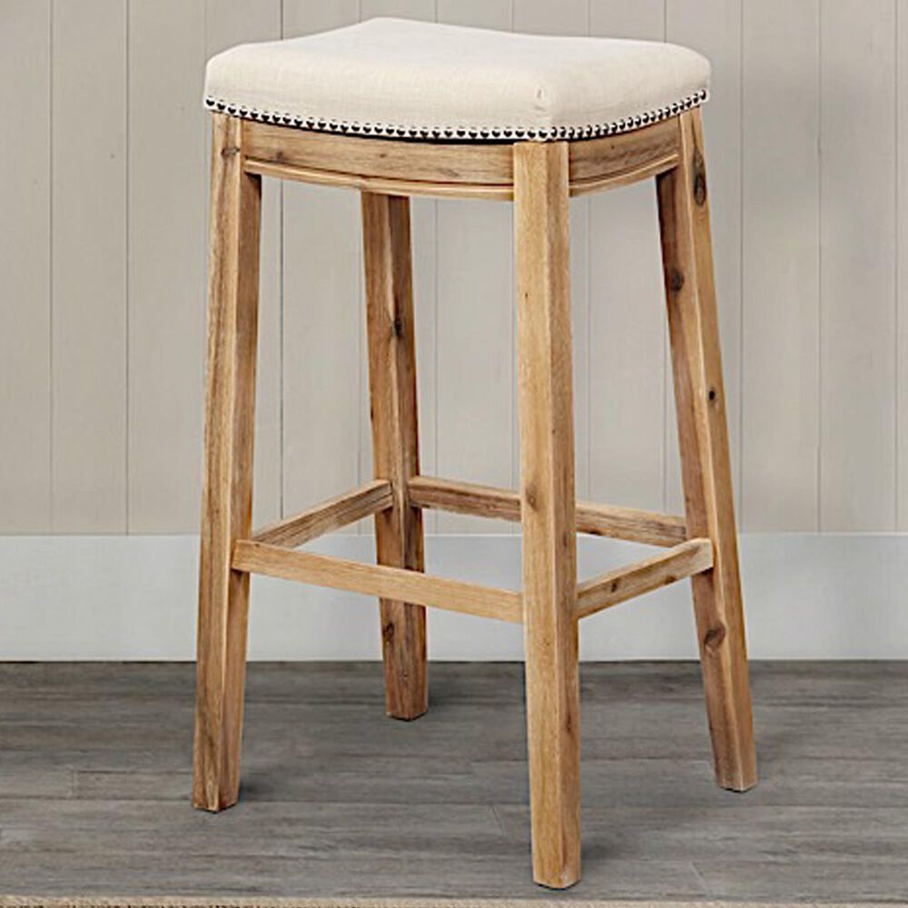 Linden Boulevard Claridge Barstool in Natural, , large