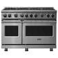Viking Range 48" Liquid Propane Gas Range with 8-Burner in Stainless Steel, , large