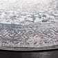Safavieh Invista Traditional 6"7" Round Grey and Blue Area Rug, , large