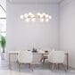 CWI Lighting Arya 16-Light Chandelier with White Shade in Satin Gold, , large