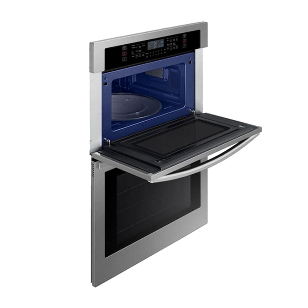 Samsung 30&quot; Smart Electric Wall Oven with Microwave Combination in Stainless Steel, , large