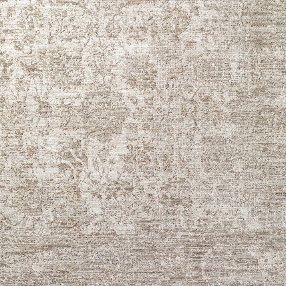 Surya Masterpiece Cream, Medium Gray and Light Gray 2&#39;7&quot; x 7&#39;3&quot; Runner, , large