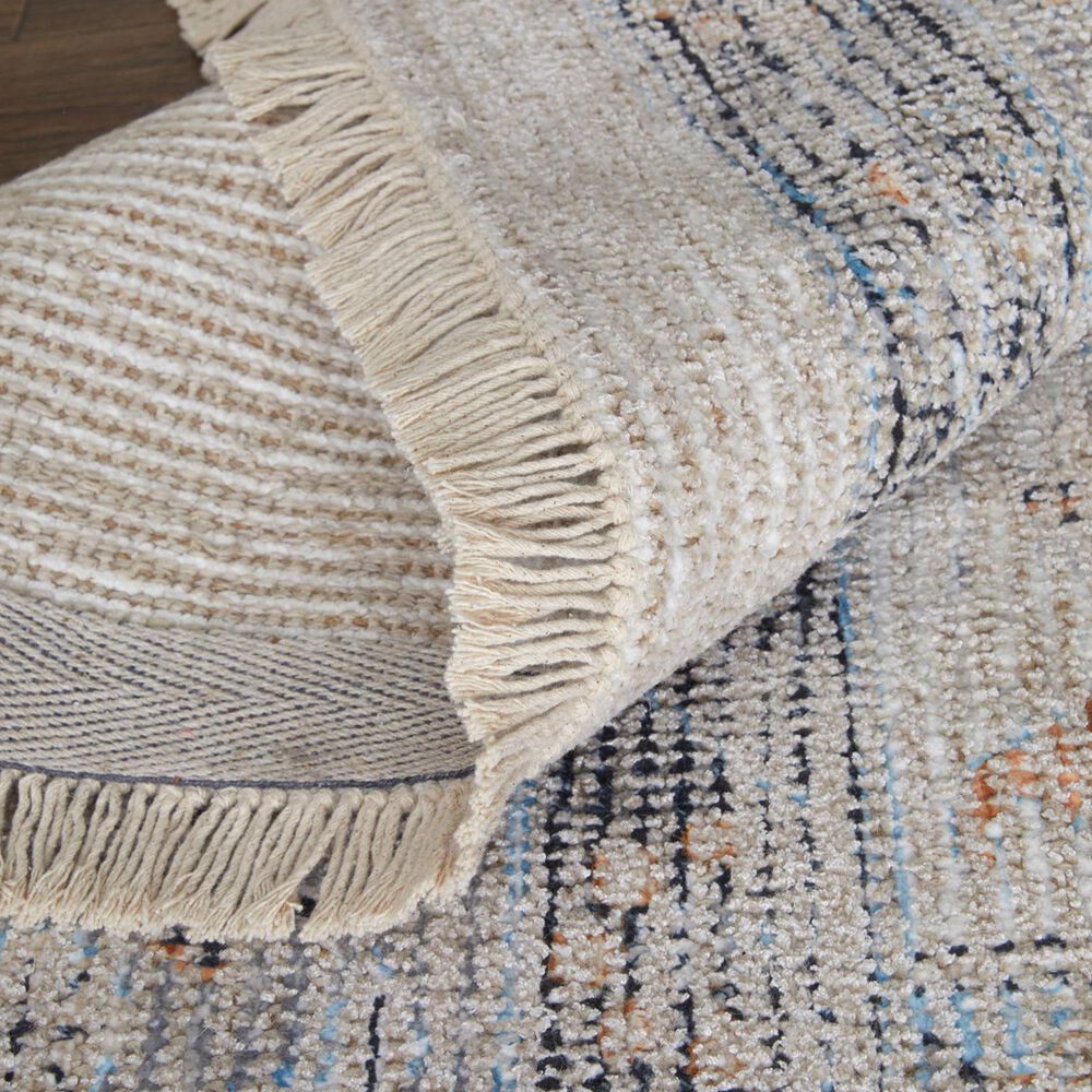 Feizy Caldwell 3&#39;6&quot; x 5&#39;6&quot; Ivory and Blue Area Rug, , large