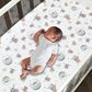 Lambs and Ivy Star Wars The Child Baby Yoda 3-Piece Baby Crib Bedding Set in Taupe, Gray, Green and White, , large
