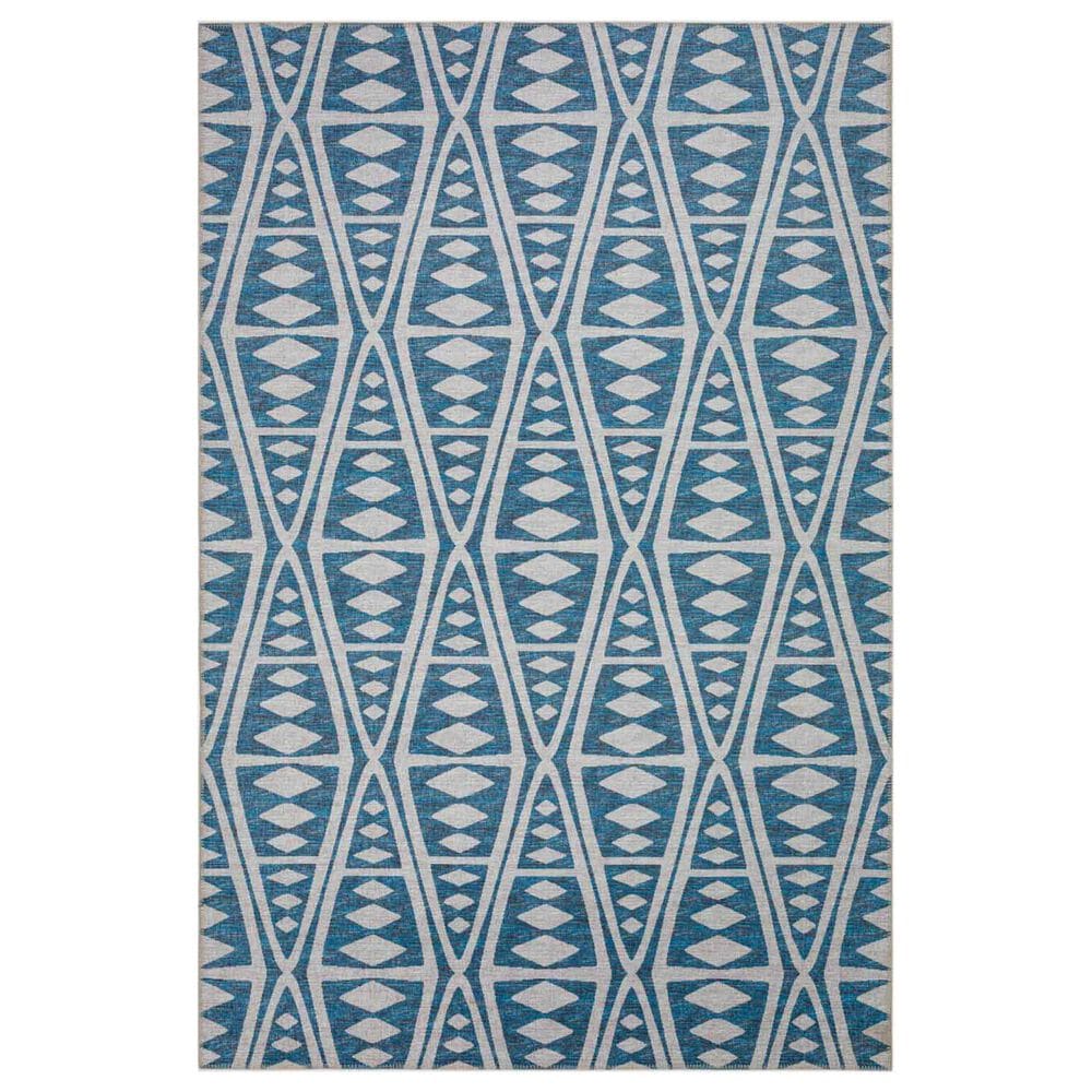 Dalyn Rug Company Sedona Southwestern 6" Round Indigo Indoor/Outdoor Area Performance Rug, , large