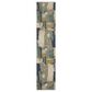 Oriental Weavers Soleri 2"6" x 12" Blue and Green Runner, , large