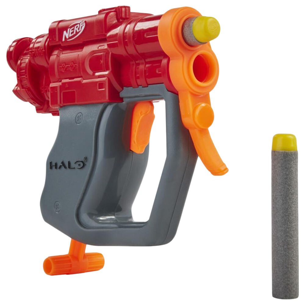 Nerf Halo MicroShots SPNKr Mini Dart-Firing Blaster, , large