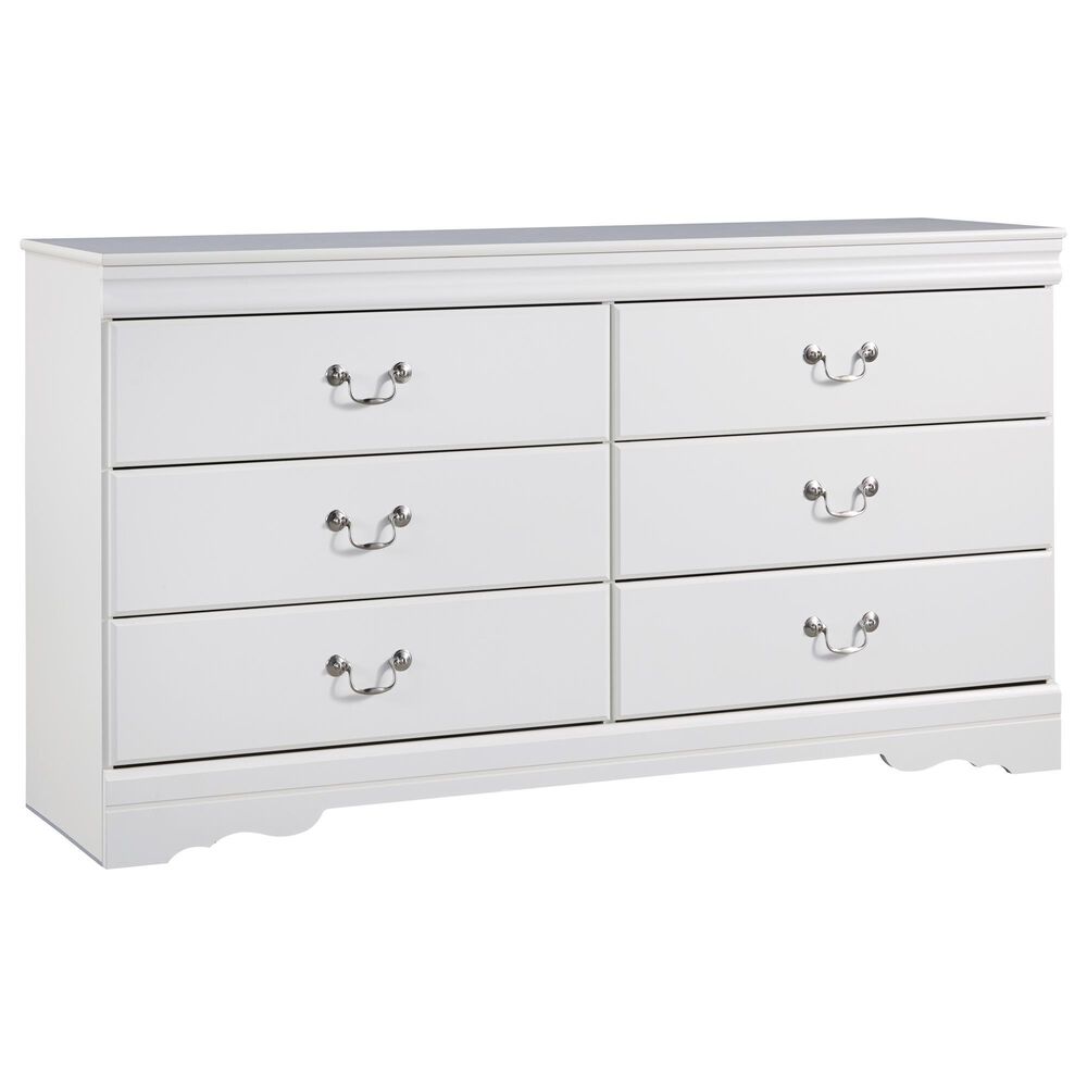 Ashley Anarasia 4-Piece Queen Bedroom Set in White, , large