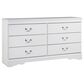 Ashley Anarasia 4-Piece Queen Bedroom Set in White, , large
