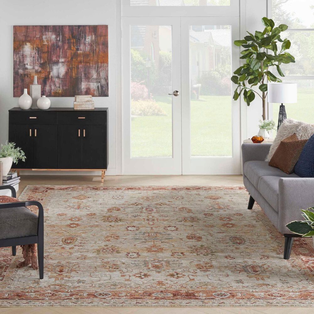 Nourison Sahar 7&#39;10&quot; x 10&#39;4&quot; Ivory Area Rug, , large