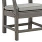Ashley Visola Dining Chair with Cushion in Gray - Set of 2, , large