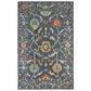 Oriental Weavers Zahra 75501 5" x 8" Blue and Gold Area Rug, , large